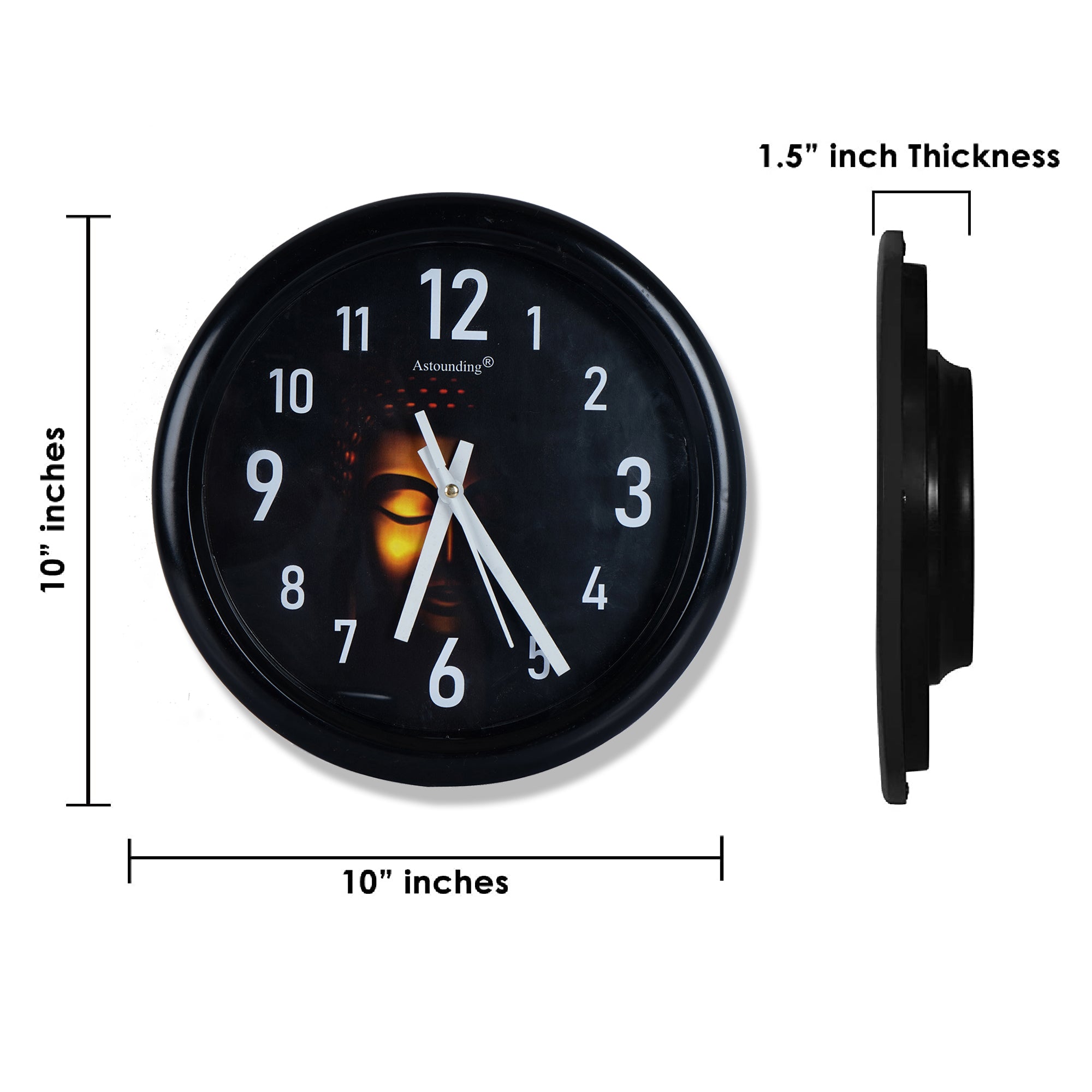 Buddha Ji Wall Clock's (10x10) Inch