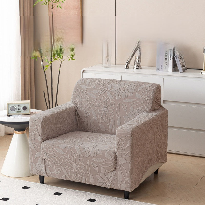 Elastic Stretchable 220 GSM Knitted Sofa Cover | Washable and Anti Slip Slipcover | Protect Your Sofa Dustproof Couch Cover For Hoame and Office