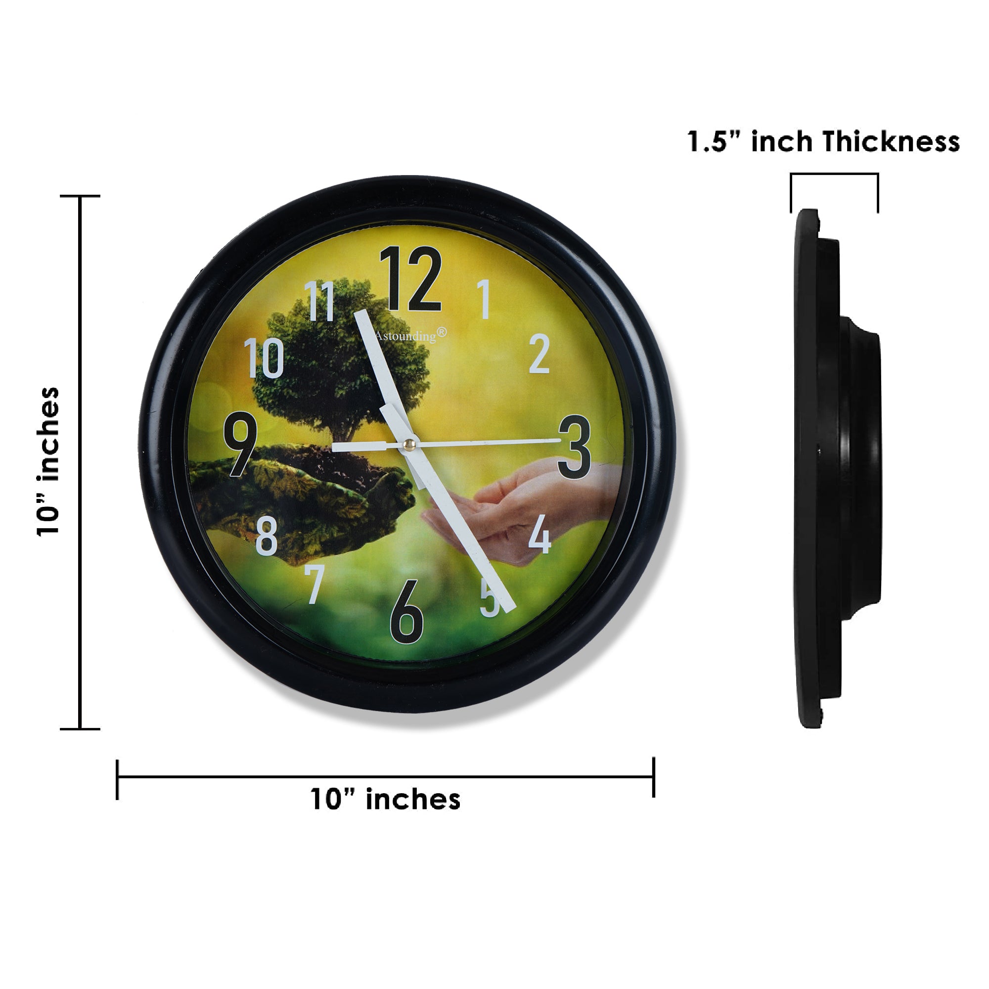 Plastic Wall Clock's (10x10) Inch