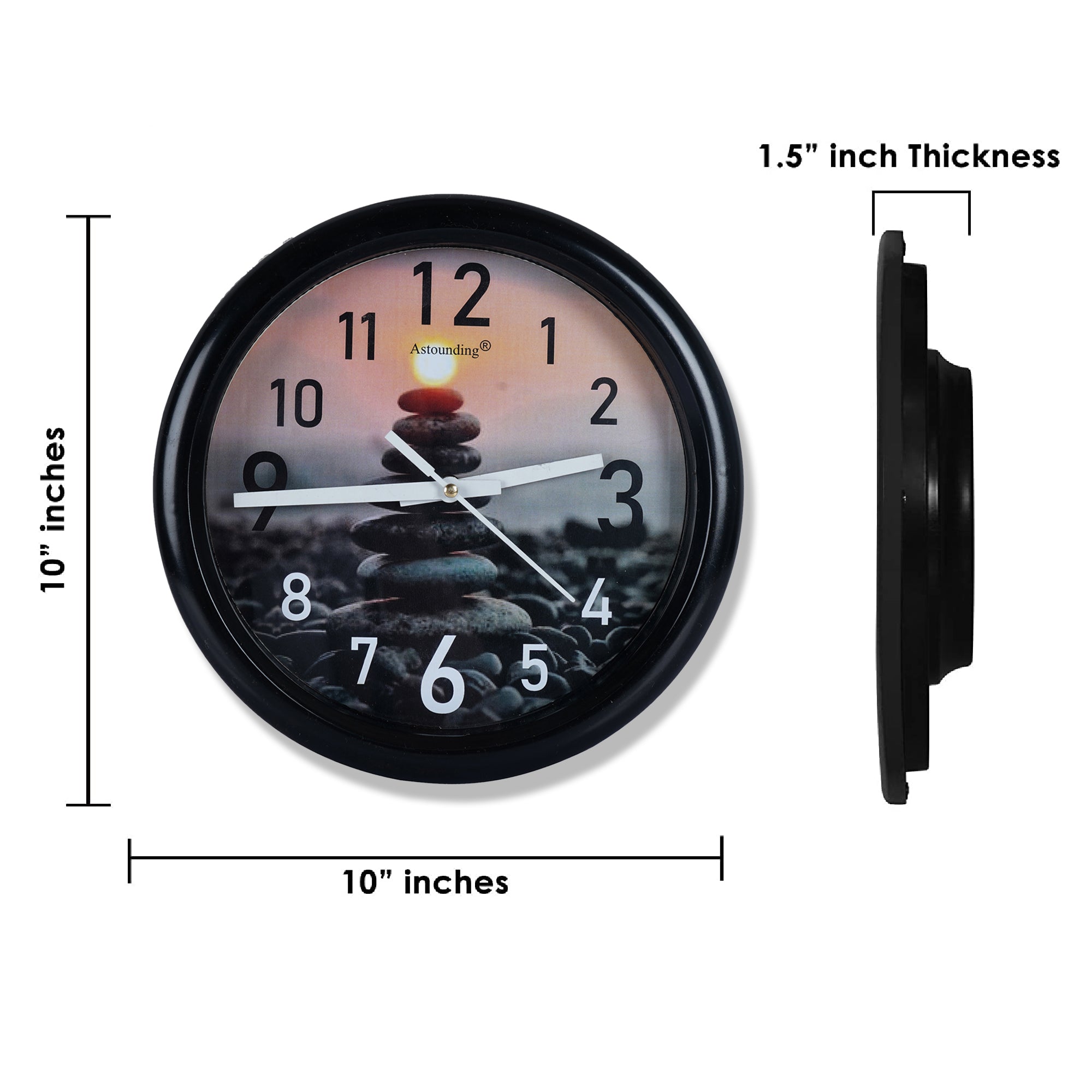 Plastic Wall Clock's (10x10) Inch