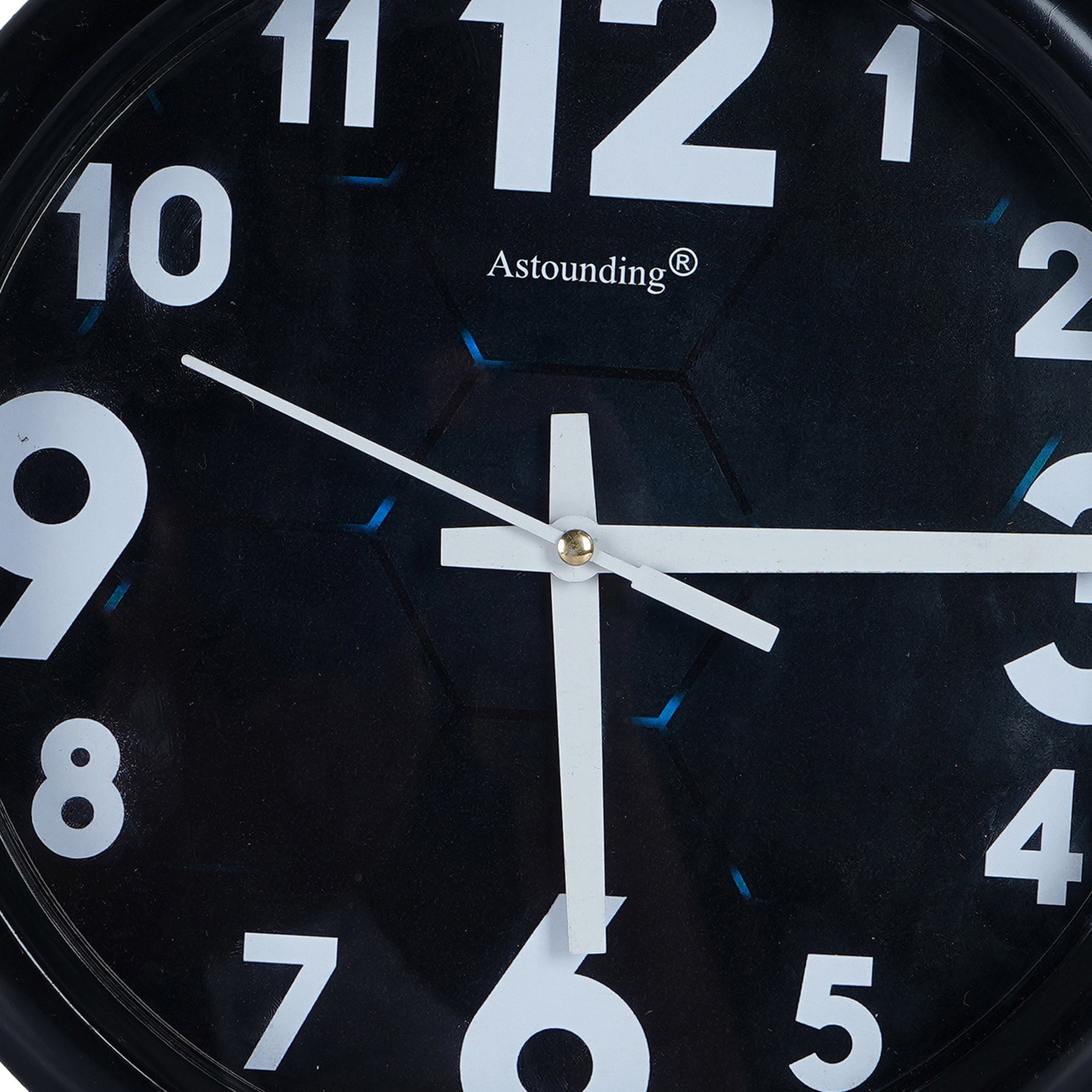 Black Plastic Wall Clock's (10x10) Inch