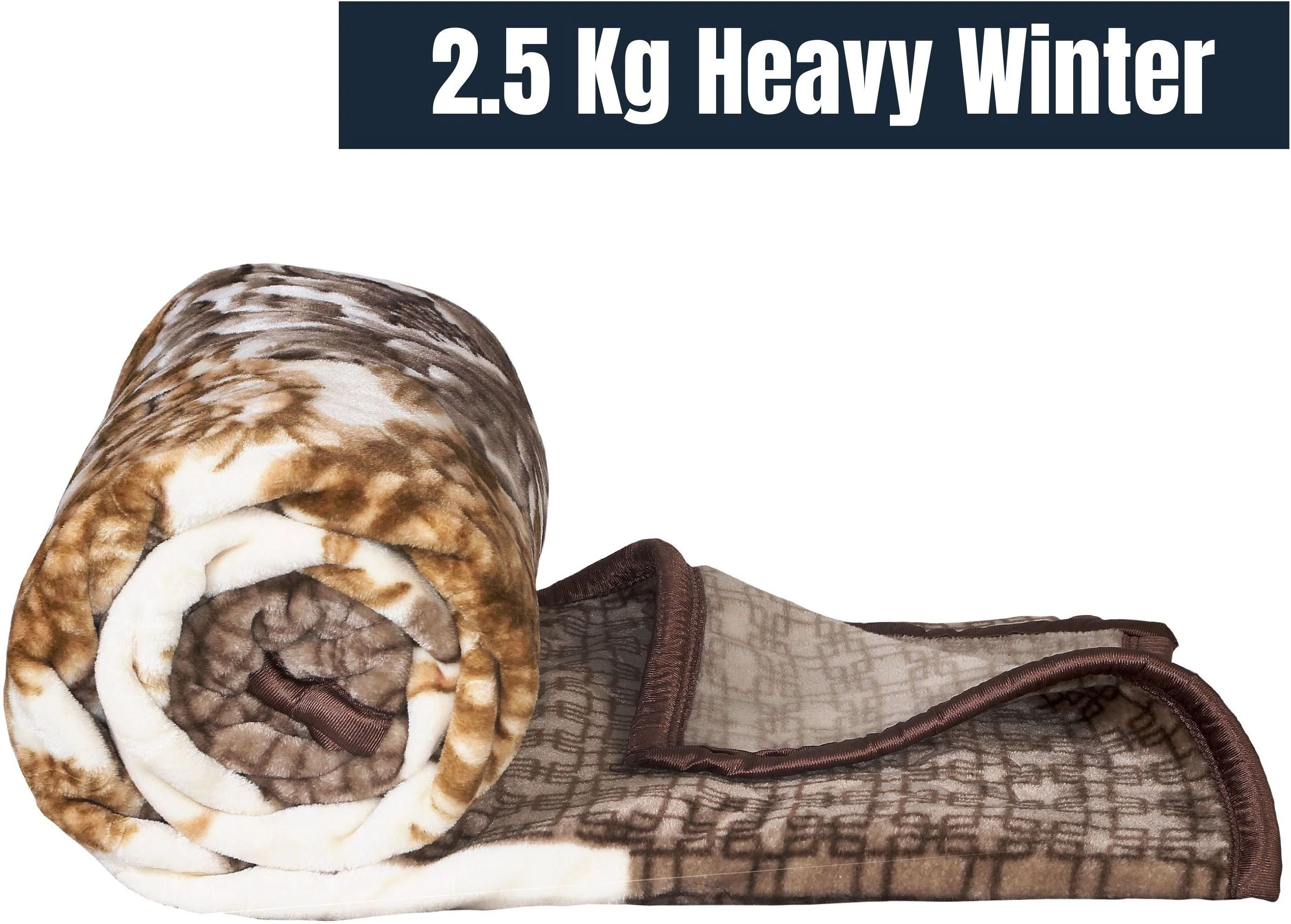 2.5-kg-Premium-Brown Heavy Blanket