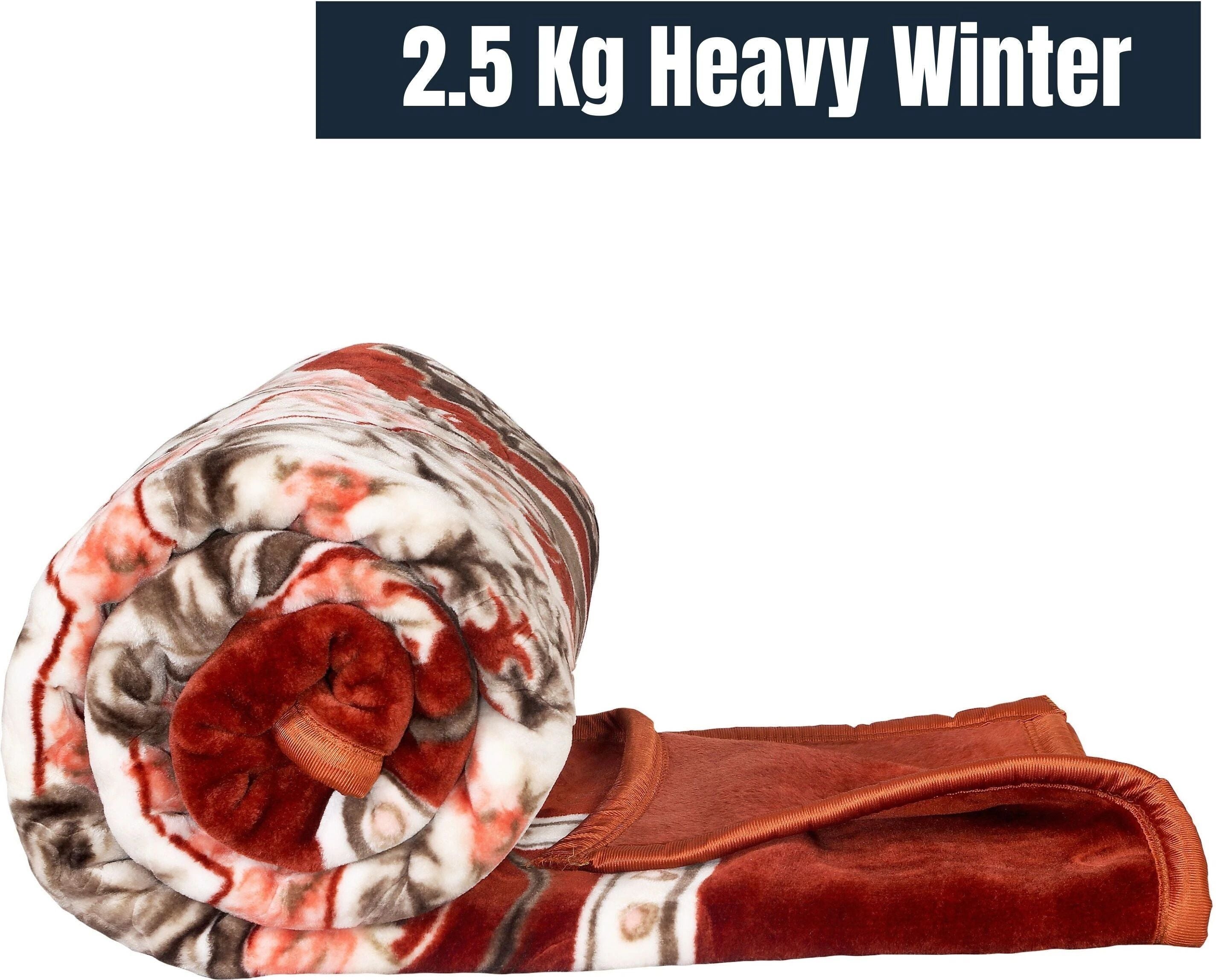 2.5-kg-Premium-Orange Heavy Blanket