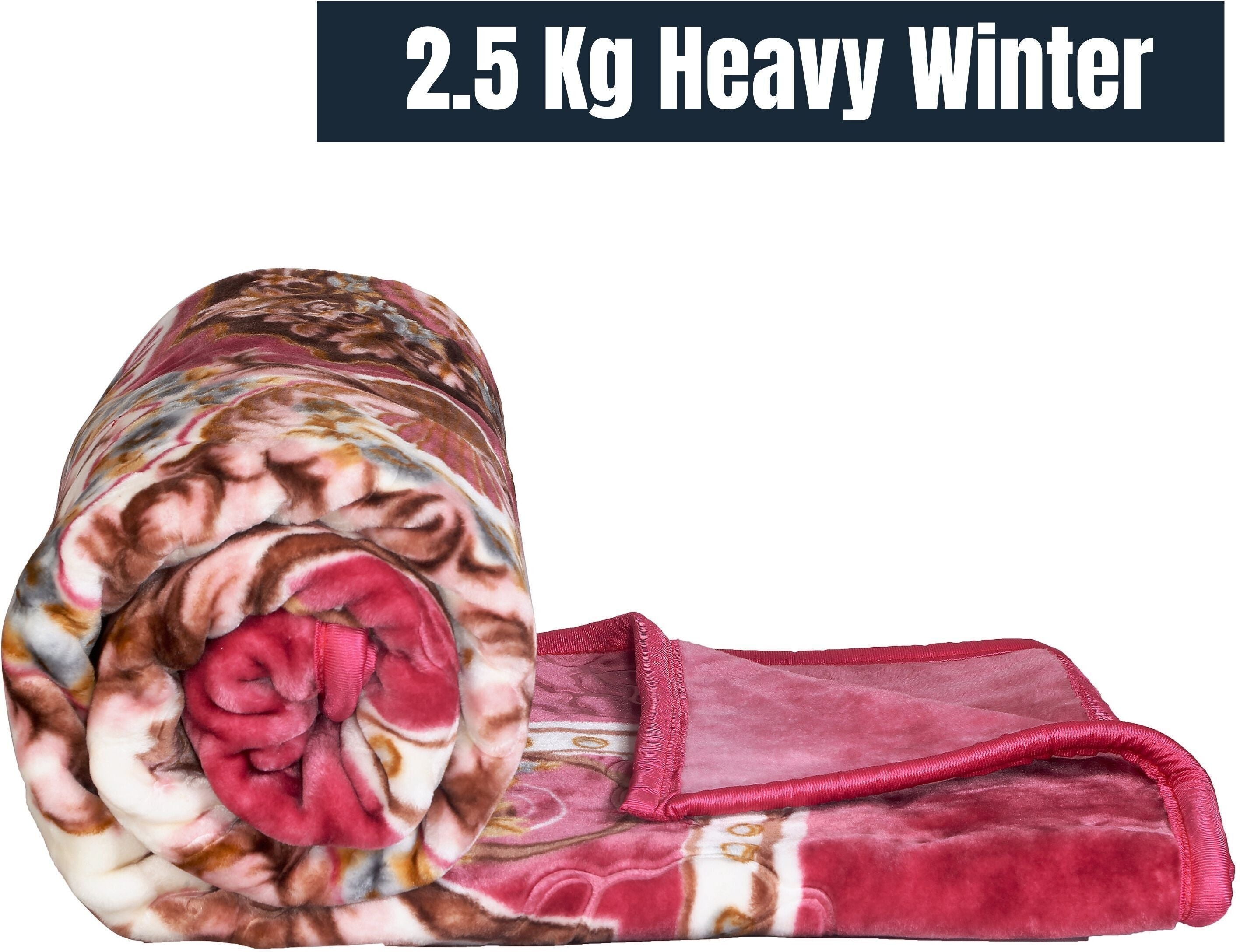 2.5-kg-Premium-Pink Heavy Blanket