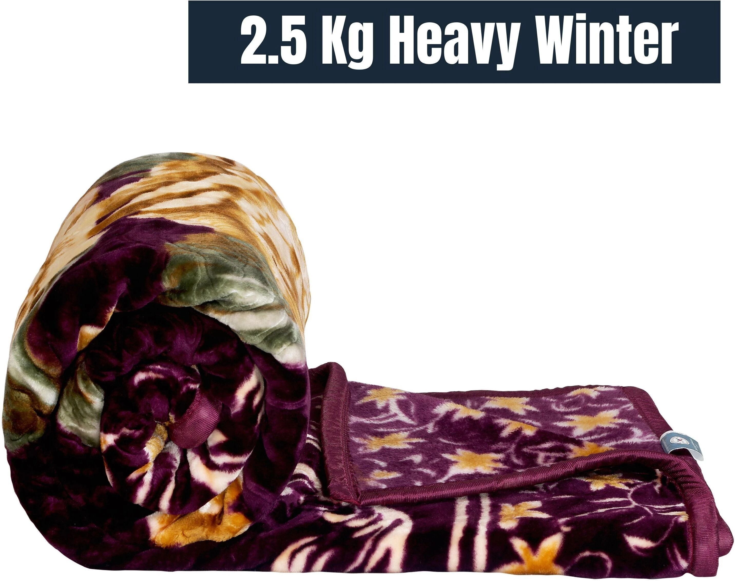 2.5-kg-Premium-Purple Heavy Blanket