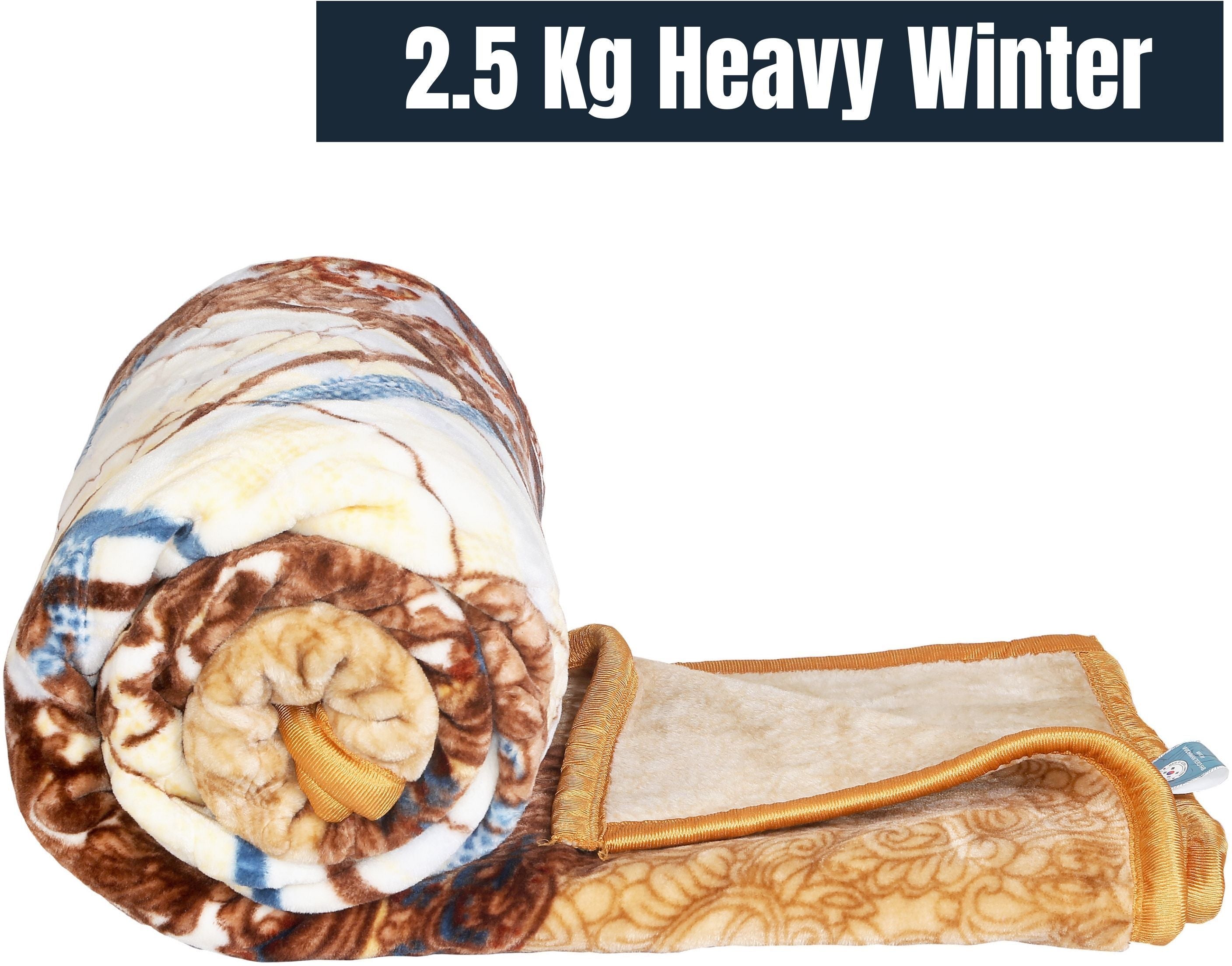 2.5-kg-Premium-Yellow Heavy Blanket