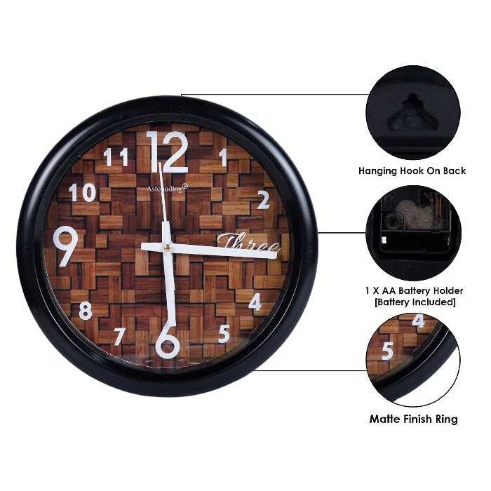Plastic Wall Clock's (10x10) Inch