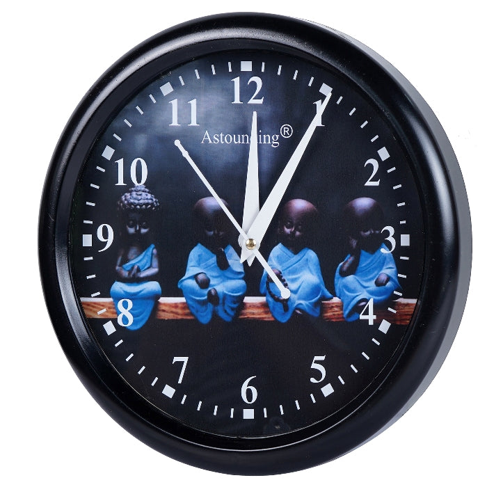 Buddha Ji Plastic Wall Clock's (10x10) Inch