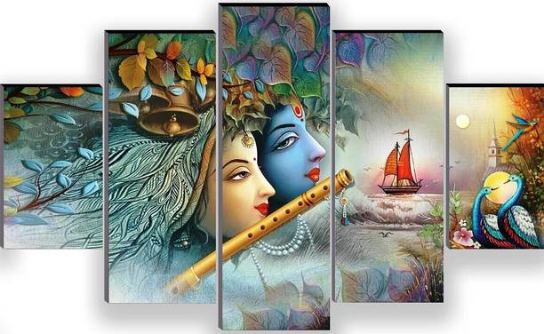 Radha krishna Paintings for Wall Decoration - Se...