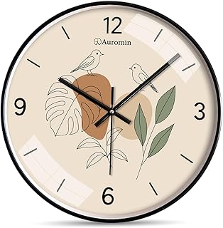 Watch for Living Room | Fancy Wall Clock for Bedroom Stylish Latest | Watch for Home Wall, Silent Modern Luxury Wall Clocks for Office, Kitchen, Home Décor (Black-Bird) Wall Clock