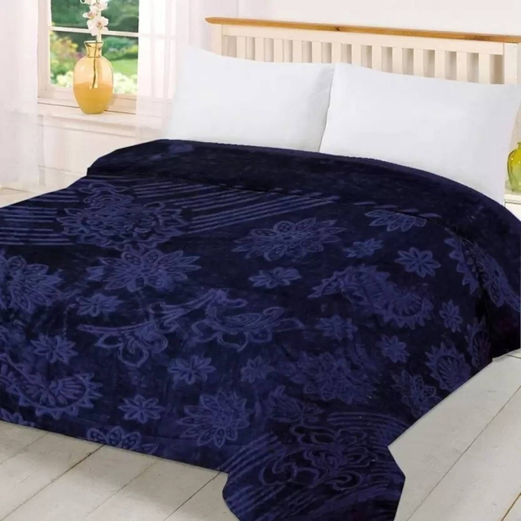 Blue-Double Heavy Blanket