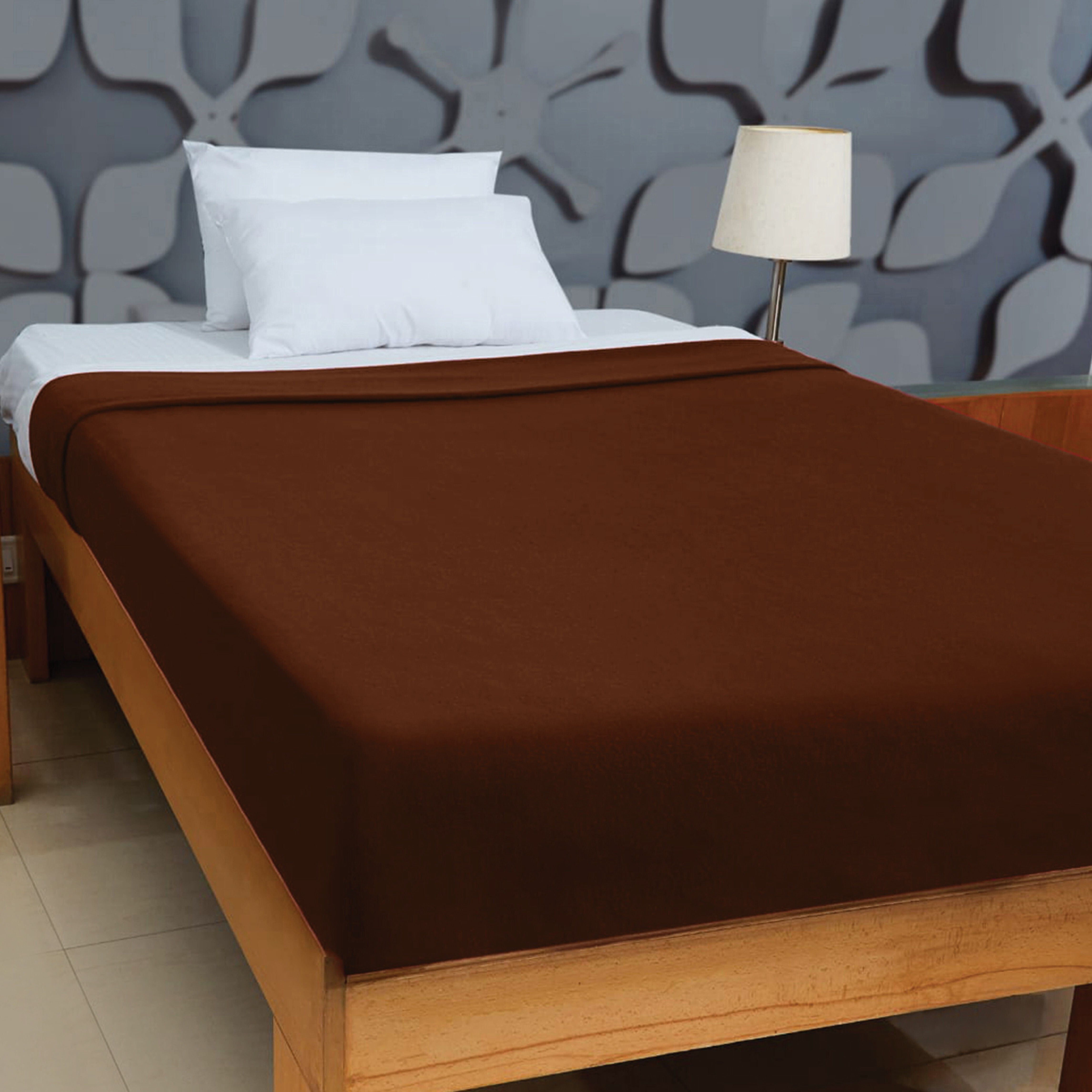Brown Single Heavy Blanket