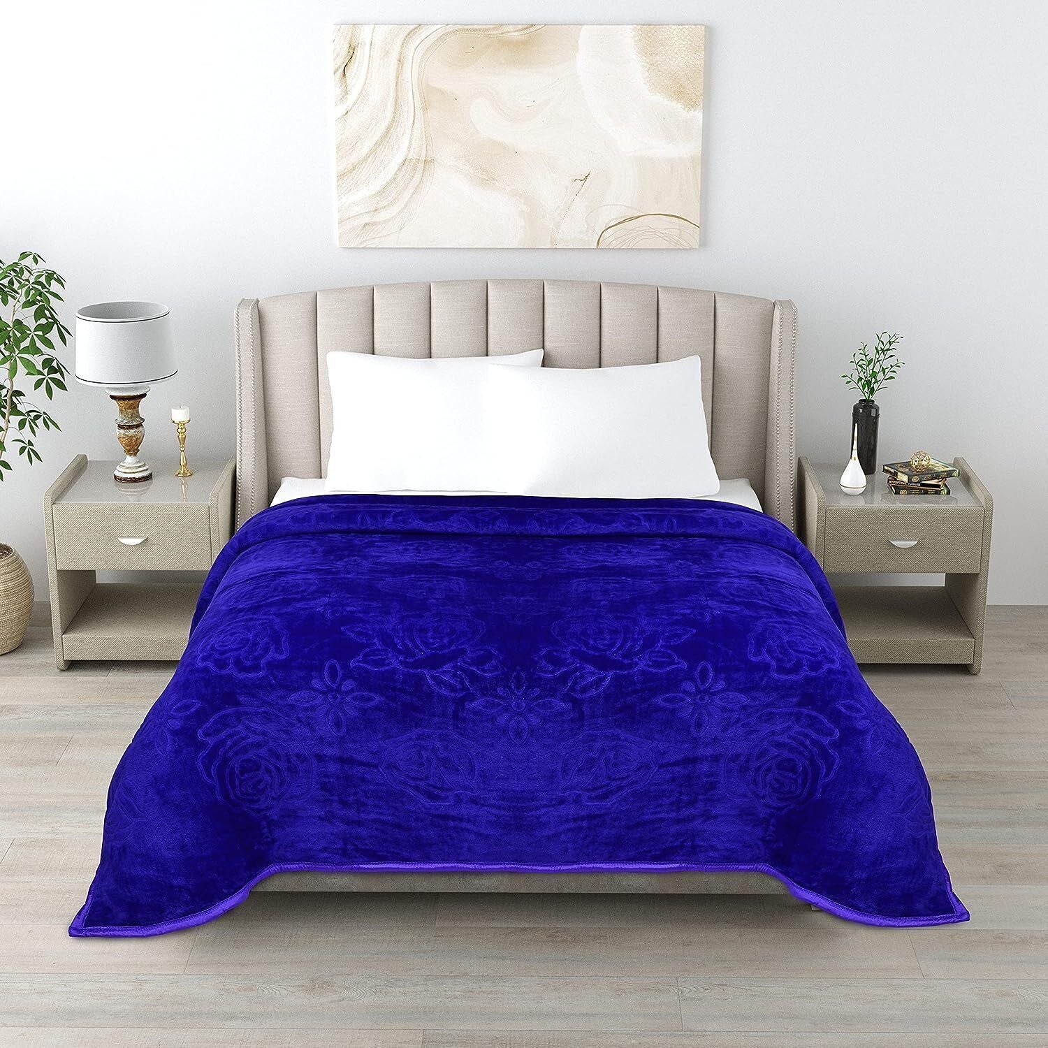 Blue-Double Heavy Blanket