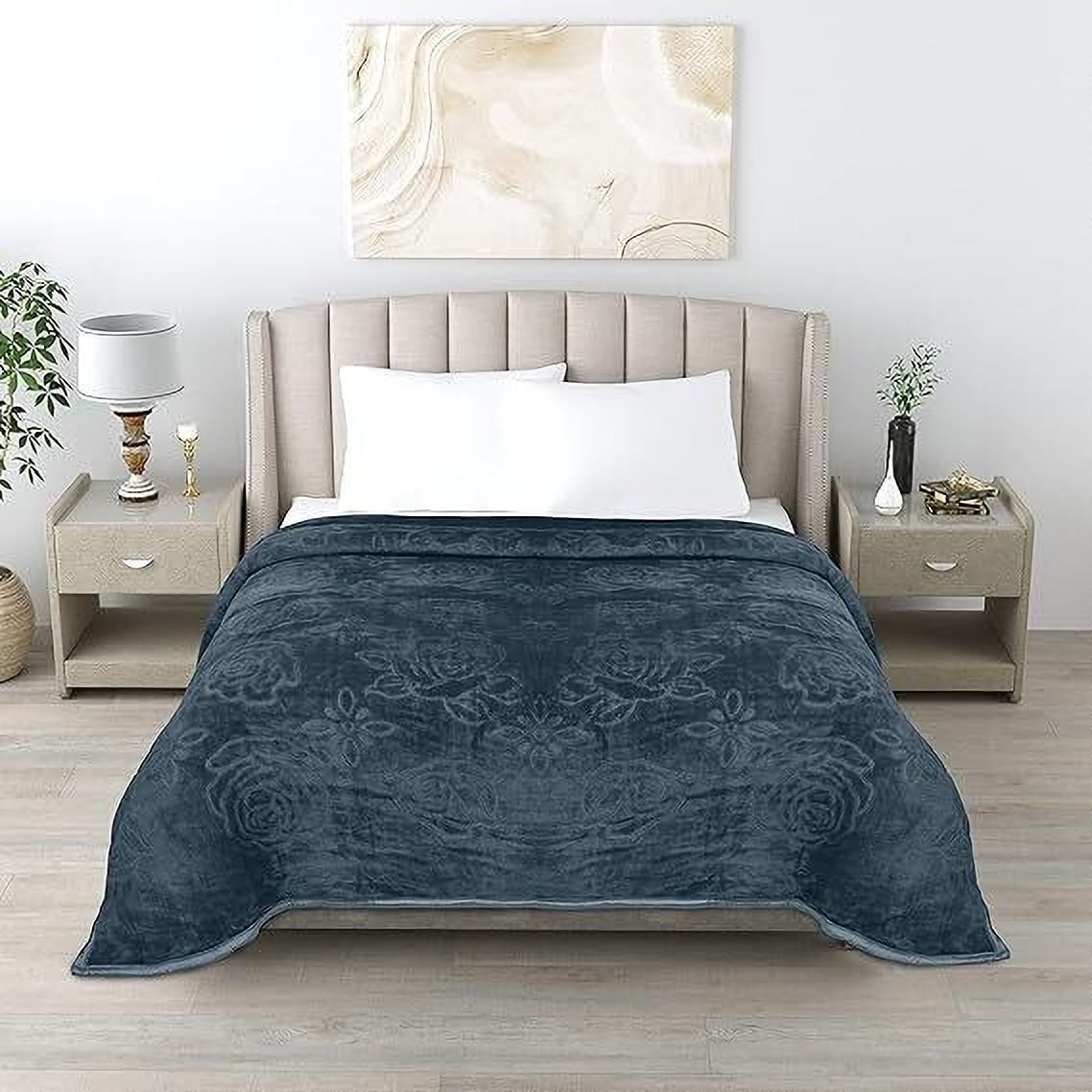 Grey-Double Heavy Blanket