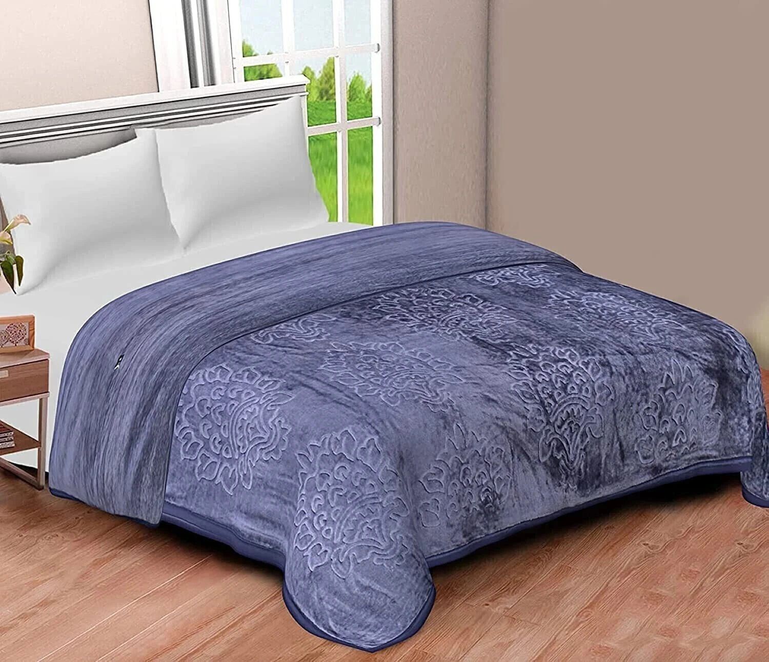 Grey Double Heavy Blanket
