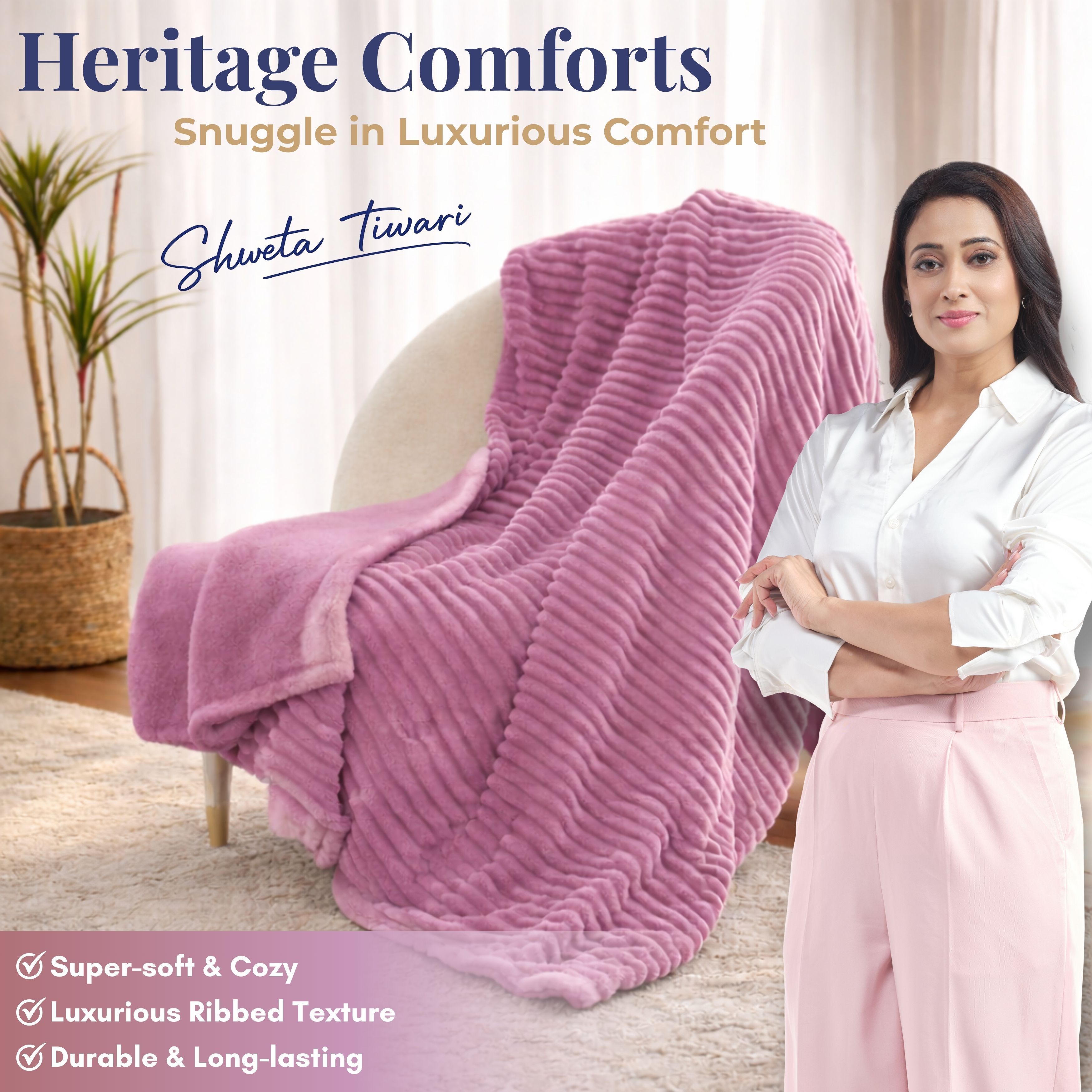 Pencil-Pink-PC-1013 Heavy Blanket