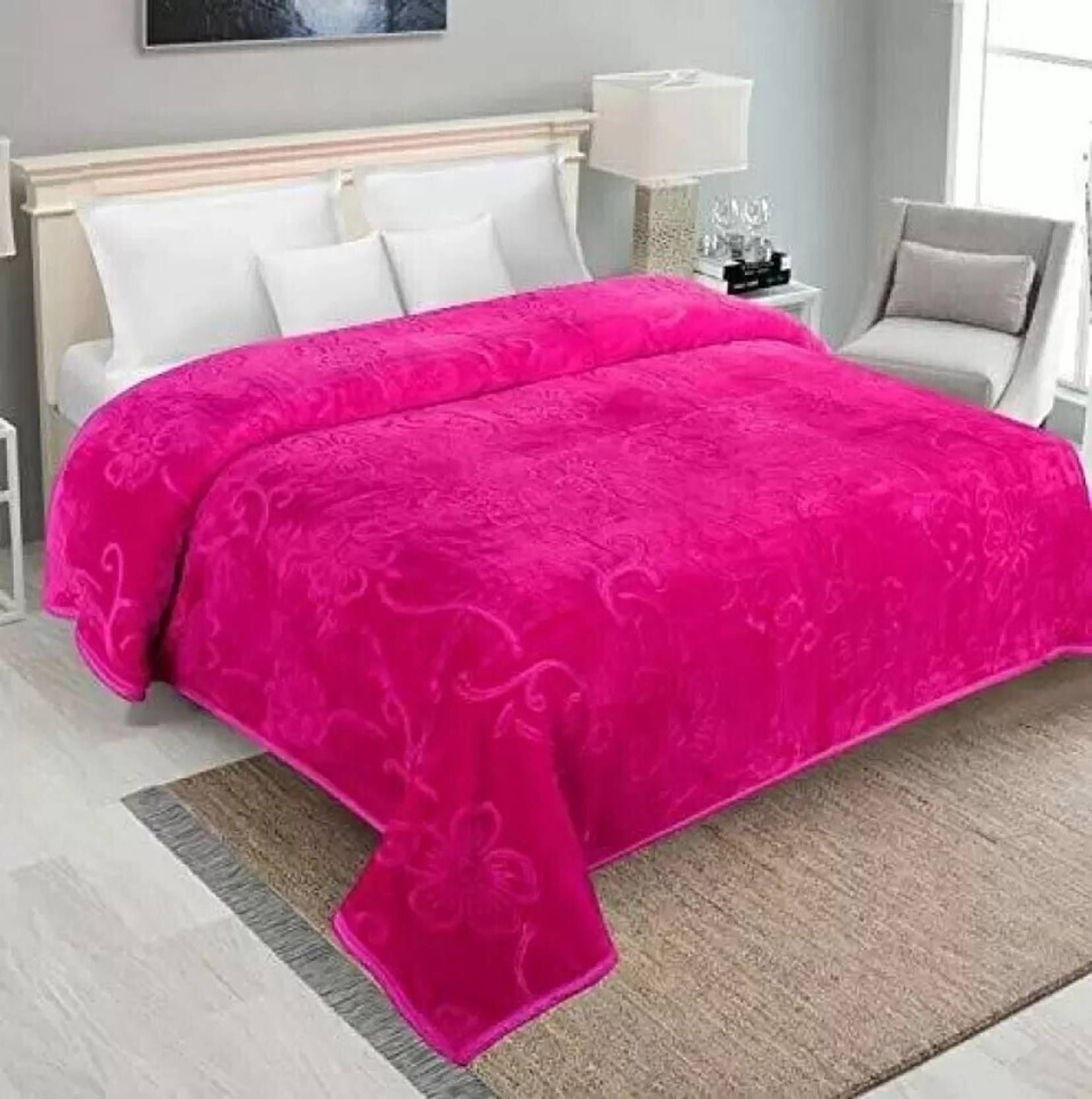 Pink-Single Heavy Blanket