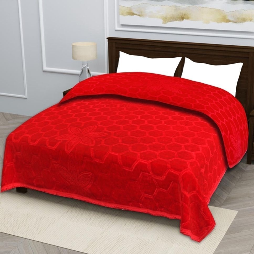 Red-Double Heavy Blanket