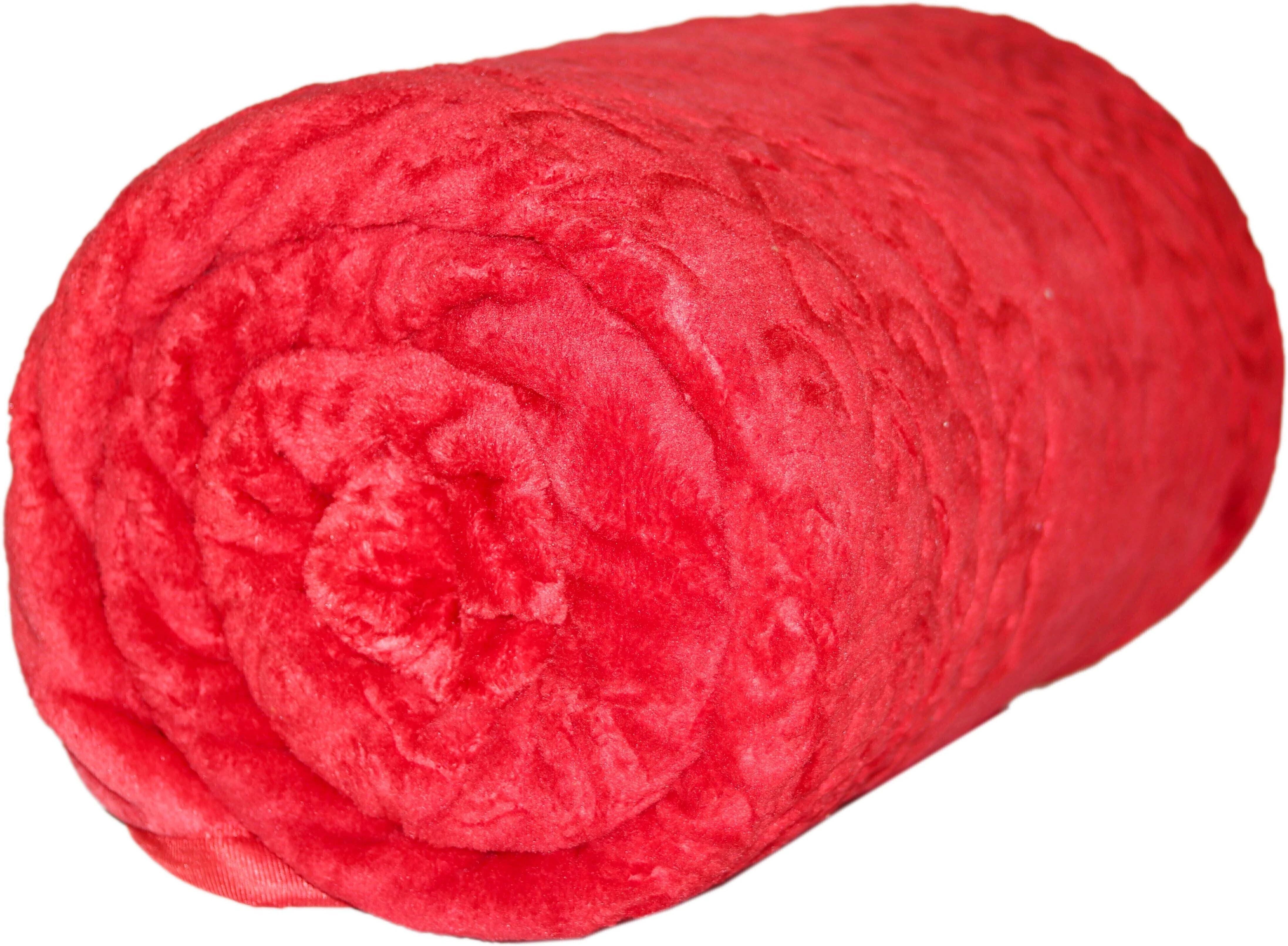 Solid Single Mink Heavy Blanket
