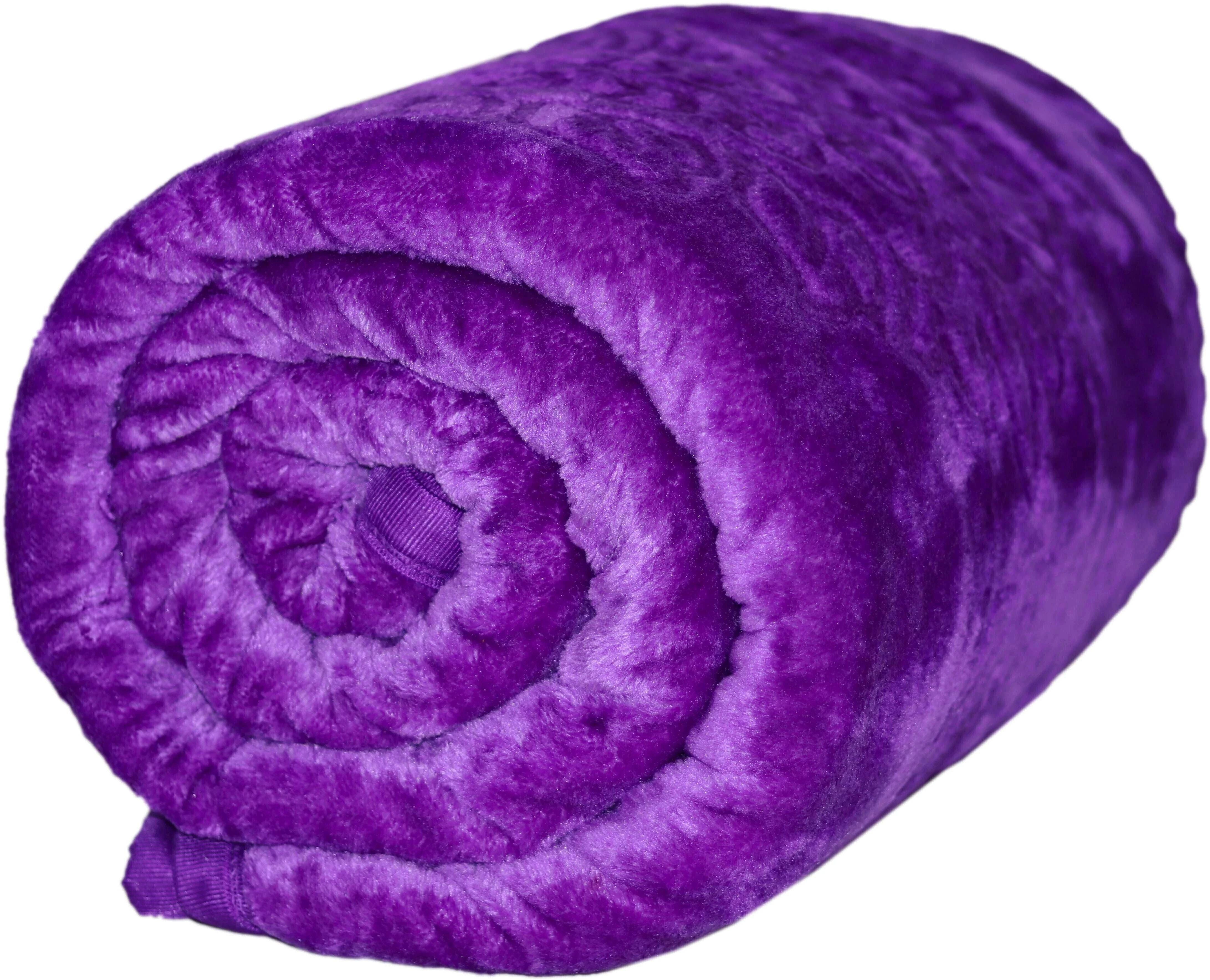 Solid Single Mink Heavy Blanket