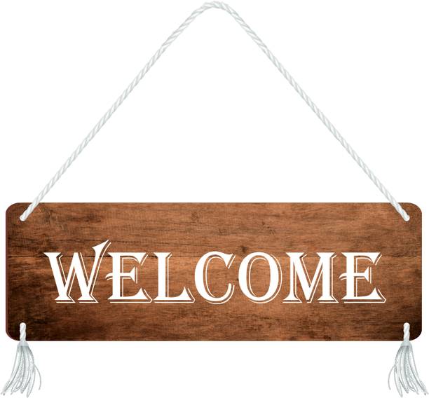 Finch Welcome Sign for Front Door Hanging Home Wal...